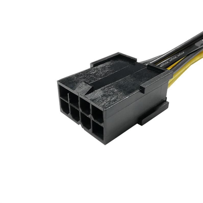 Phong cách mới nhất của card đồ họa nguồn máy tính lớn công suất cao 8Pin để tăng gấp đôi cáp truyền 8P đầu ma thuật 6 + 2 cáp mở rộng một điểm hai