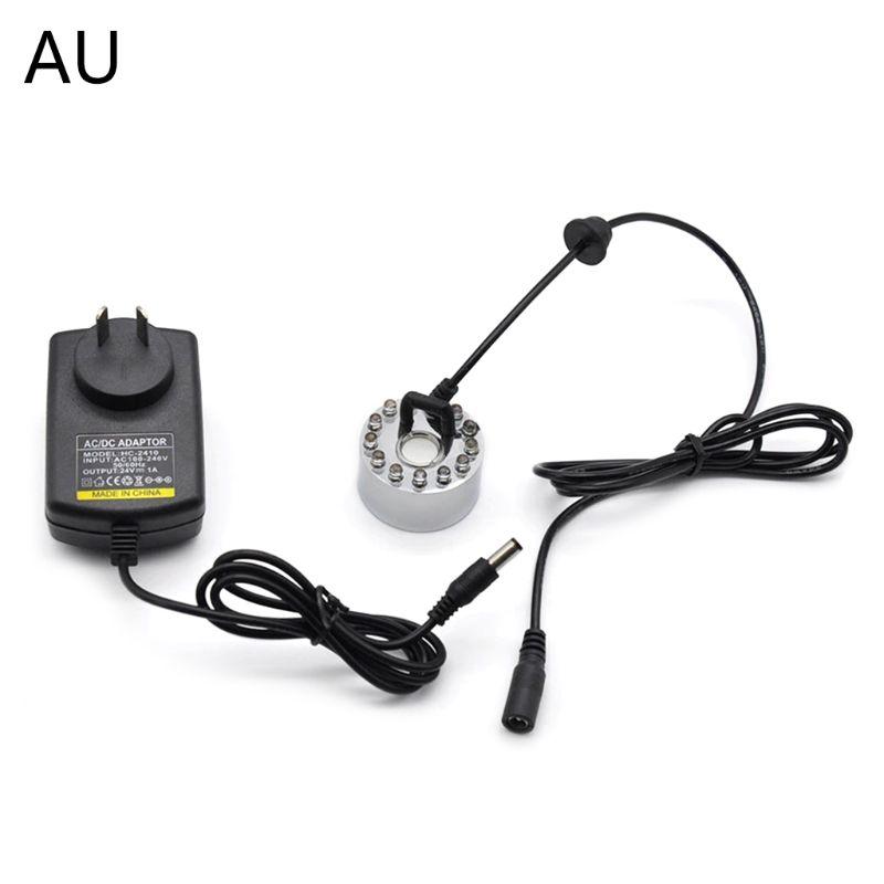 Siêu Âm Phun Sương Tạo Máy Phát Điện Phun Sương Tạo Ẩm Hình Ếch Con Máy Xông Khí Dung Vòi Phun Nước Ao 12 LED Atomizer Máy Tạo Độ Ẩm Không Khí US/UK/EU/phích Cắm AU 19QE