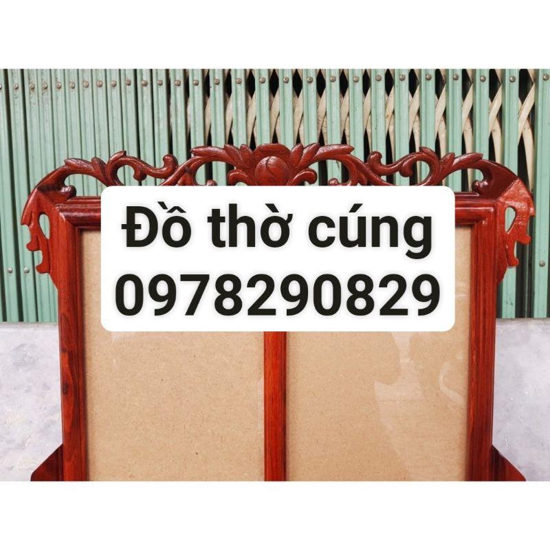 Khung ảnh thờ đôi gỗ hương