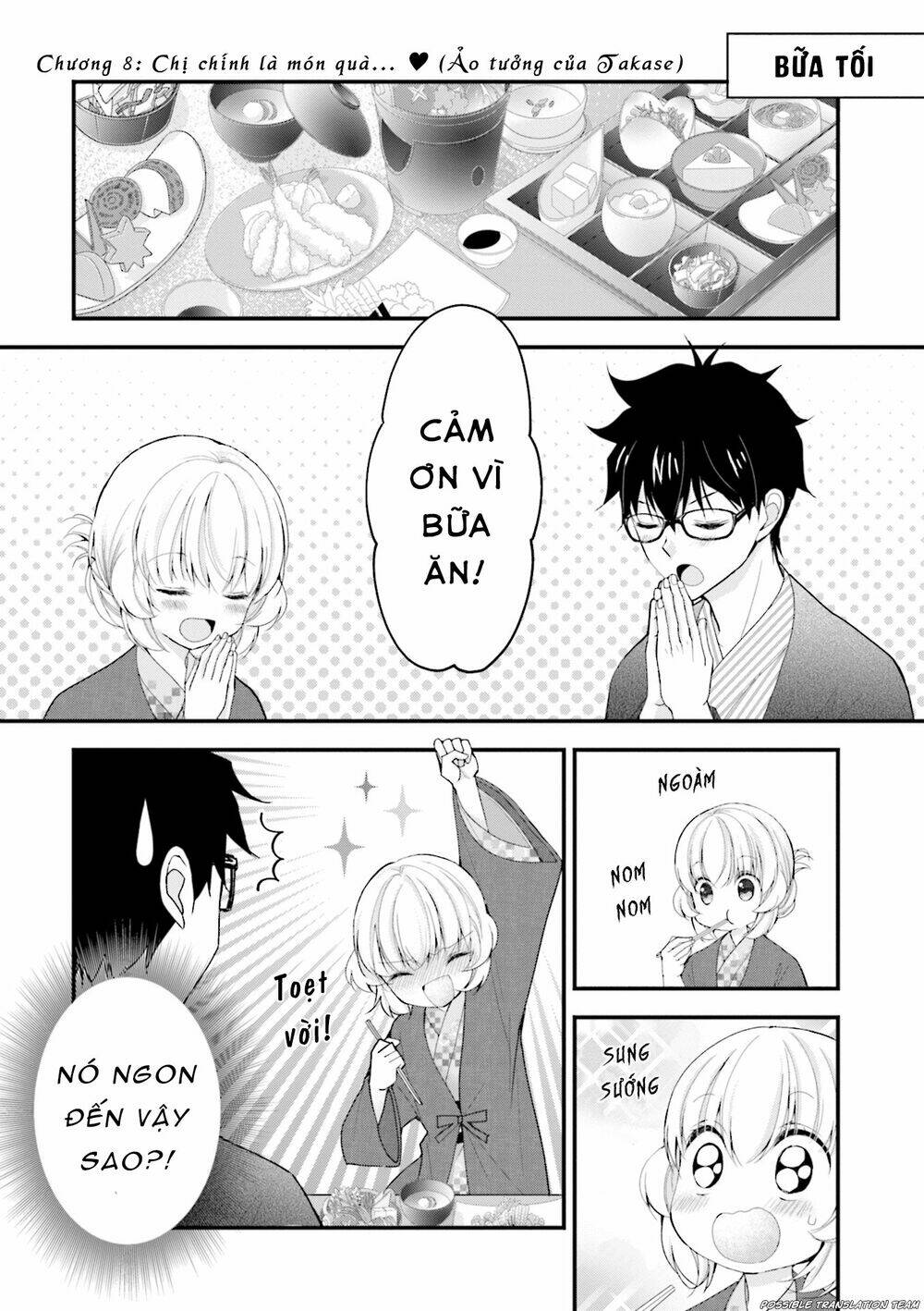 senpai kiêm bạn gái nhỏ nhắn của tôi rất dễ thương chapter 8 3