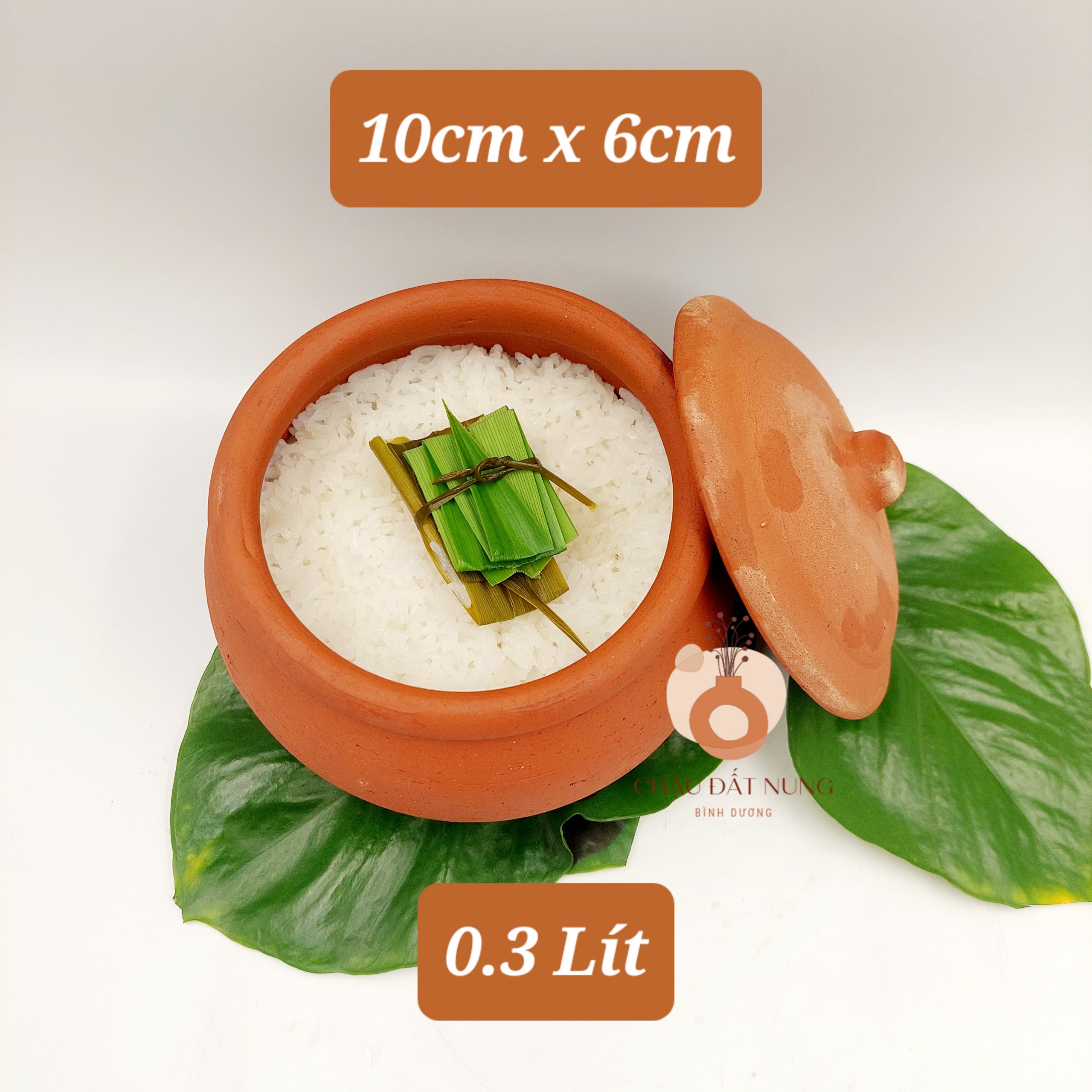 Nồi đất, niêu cơm, niêu đất, cái niêu kích thước 10cm, 11cm, 12cm