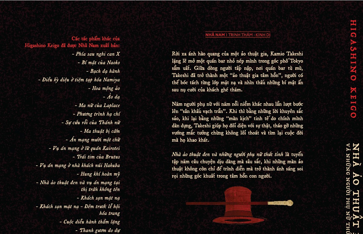 Sách - Nhà ảo thuật đen và những người phụ nữ thức tỉnh (Higashino Keigo) (Nhã Nam Official)