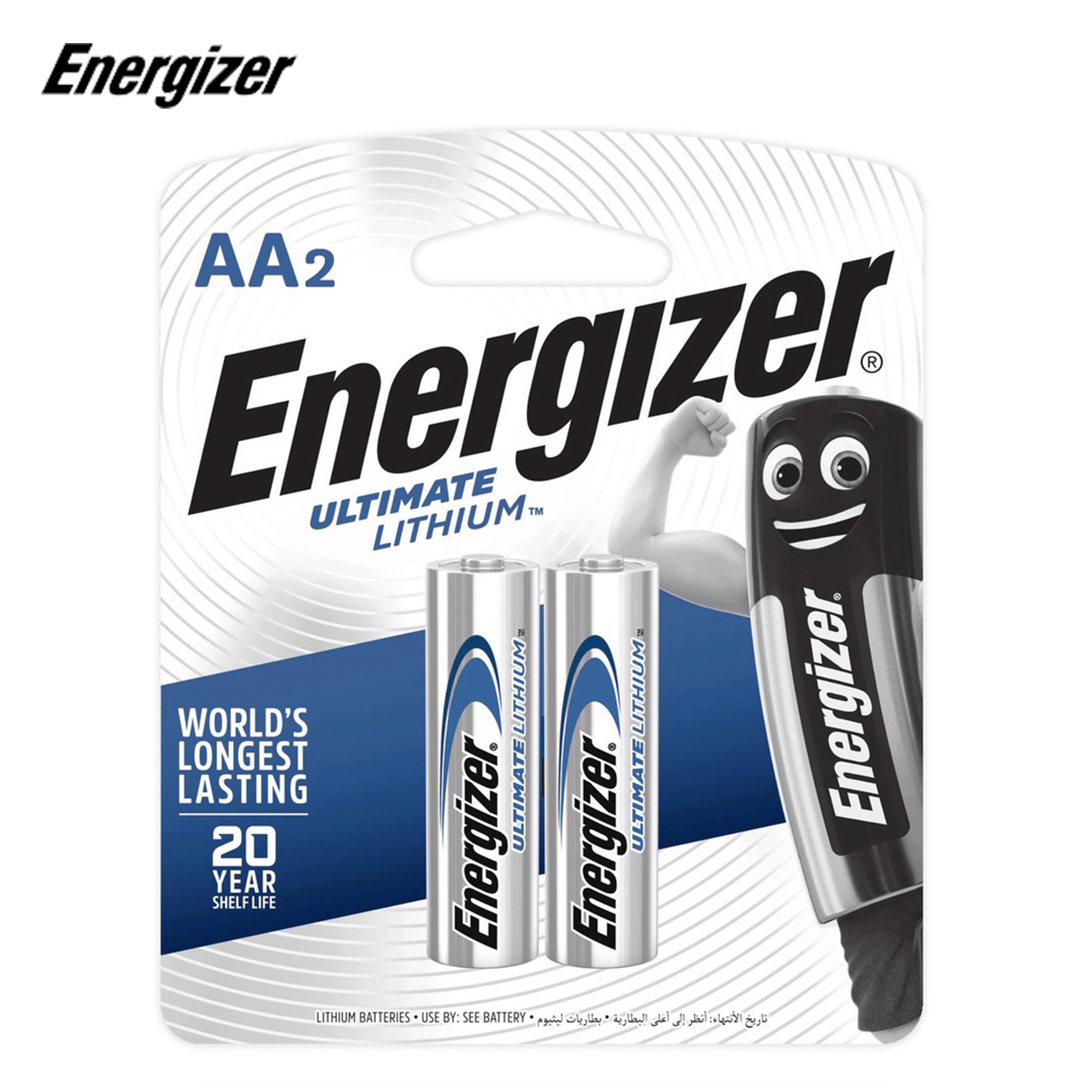 Pin AA Energizer Ultimate Lithium L91 - Vỉ 2 viên