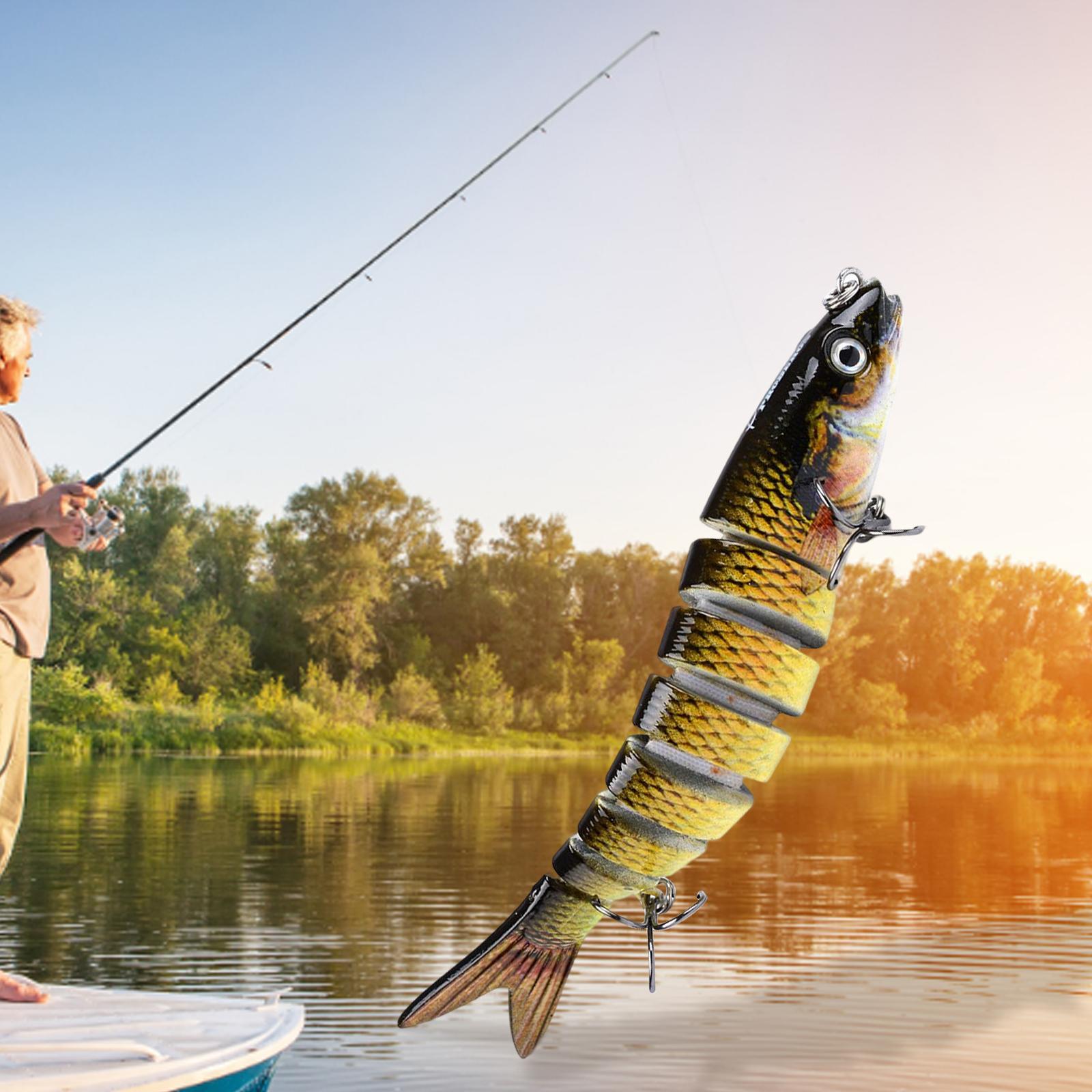 Bass Fishing Lure Topwater Bass Lures Fishing Lures Multi Jointed Swimbait Lifelike Hard Bait