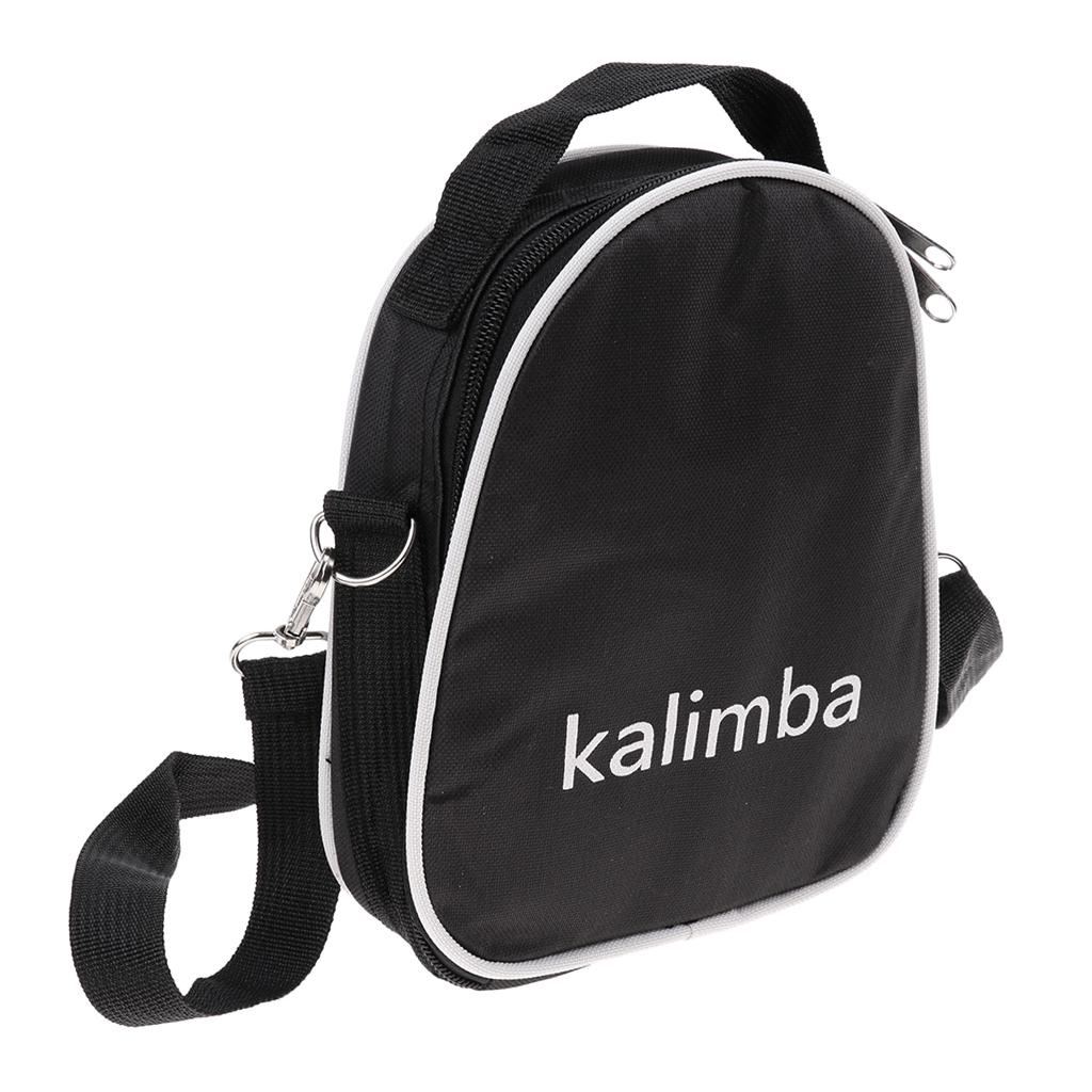 17 Keys Kalimba Board Clear Acrylic Thumb Piano Mbira With Storage Bag
