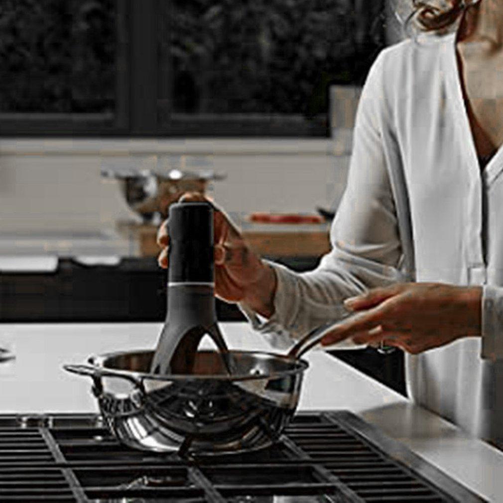 Điện Tự Động Đánh Chảo Khuấy Trộn Nước Sốt Súp Kem Máy Xay Đánh Trứng Cầm Tay Be Nấu Ăn Nhà Bếp Làm Bánh Tiện Ích