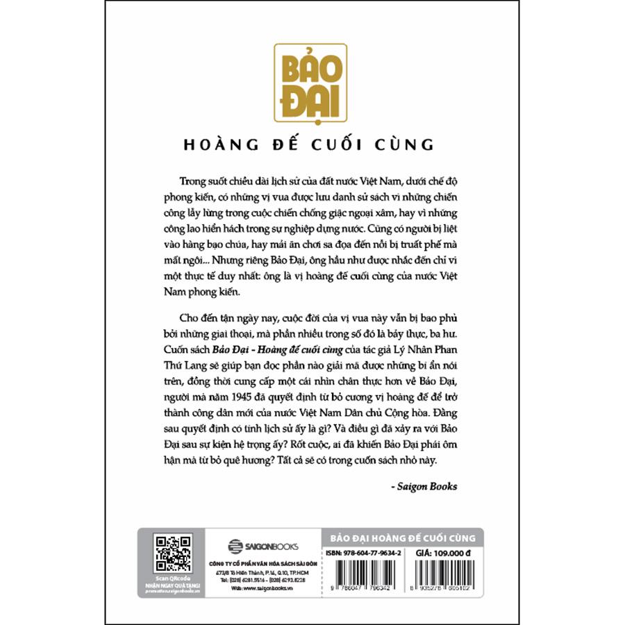 Bảo Đại - Hoàng Đế Cuối Cùng (Tái Bản)