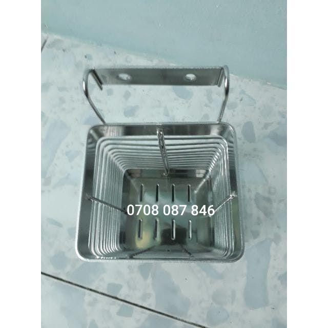 Ống đựng đũa muỗng vuông INOX 304 đơn, đôi, ba