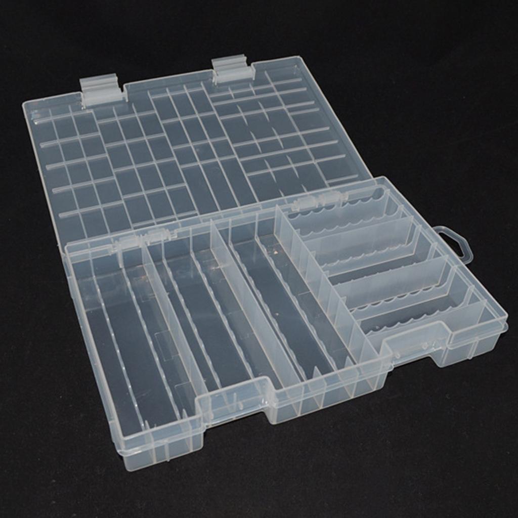 Battery Holder Transparent Case For 60pcs AA + 40pcs AAA