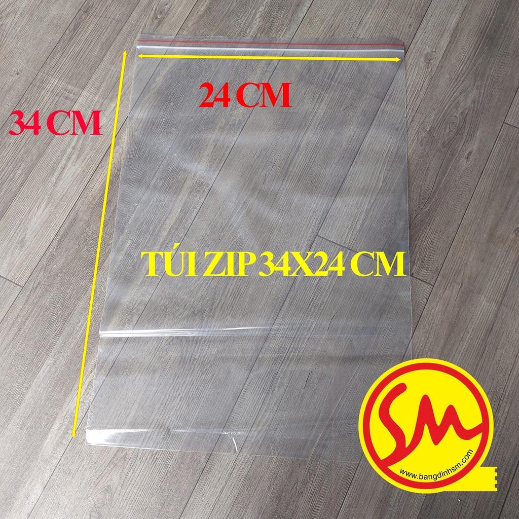 TÚI ZIP CHỈ ĐỎ, TÚI ZIPLOCK đóng hàng 34x24cm dùng để ĐÓNG GÓI SẢN PHẨM một cách DỄ DÀNG