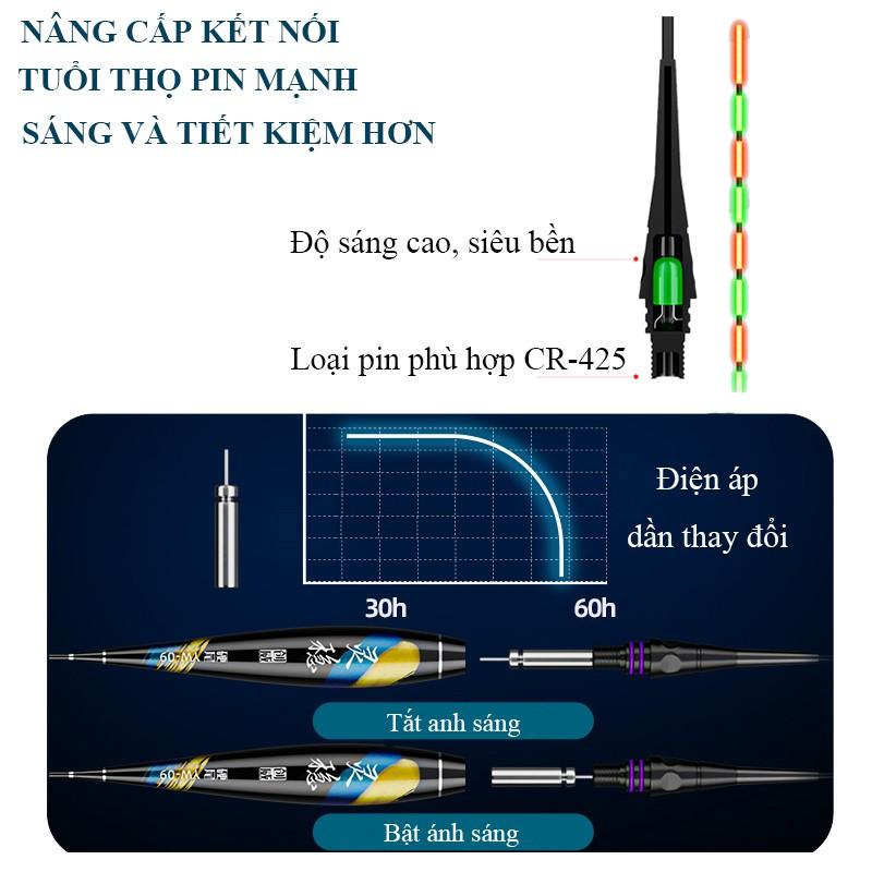 Phao Câu Đài Ngày Đêm CHUANG WEI đuôi cứng, siêu nhạy , truyền tín hiệu cực nhanh PC-22