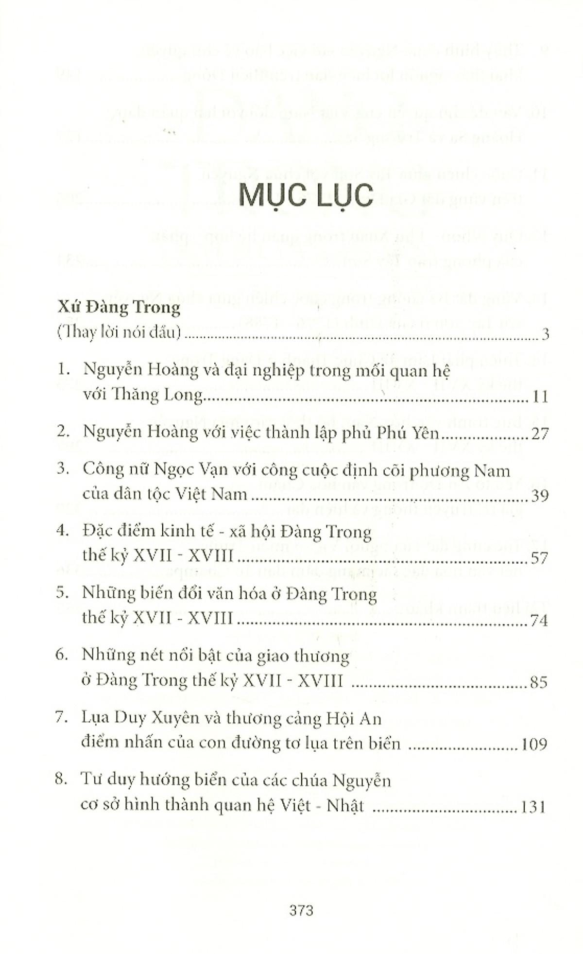 Đàng Trong Lịch Sử Và Văn Hóa