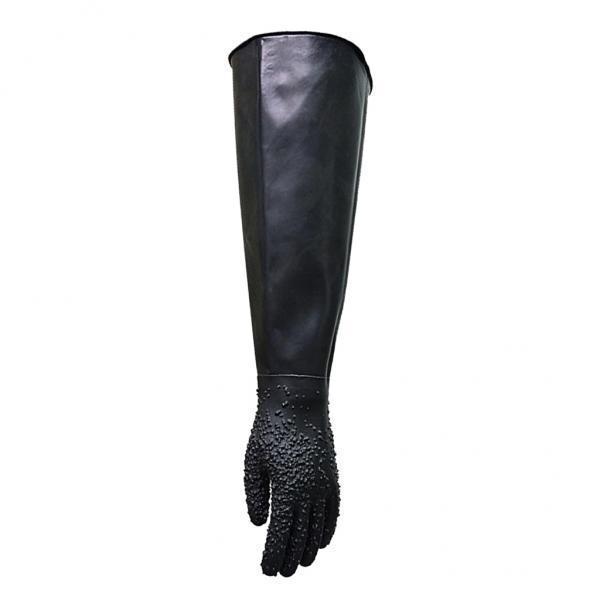 2x68cm Left Hand Protective Working Gloves for Sand Blasting Blast Cabinet 27"
