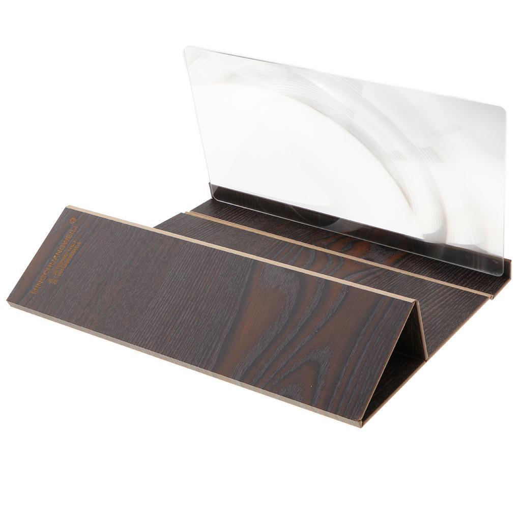 Phone Screen Magnifier 3D Video Screen Amplifier Expander Bracket Black