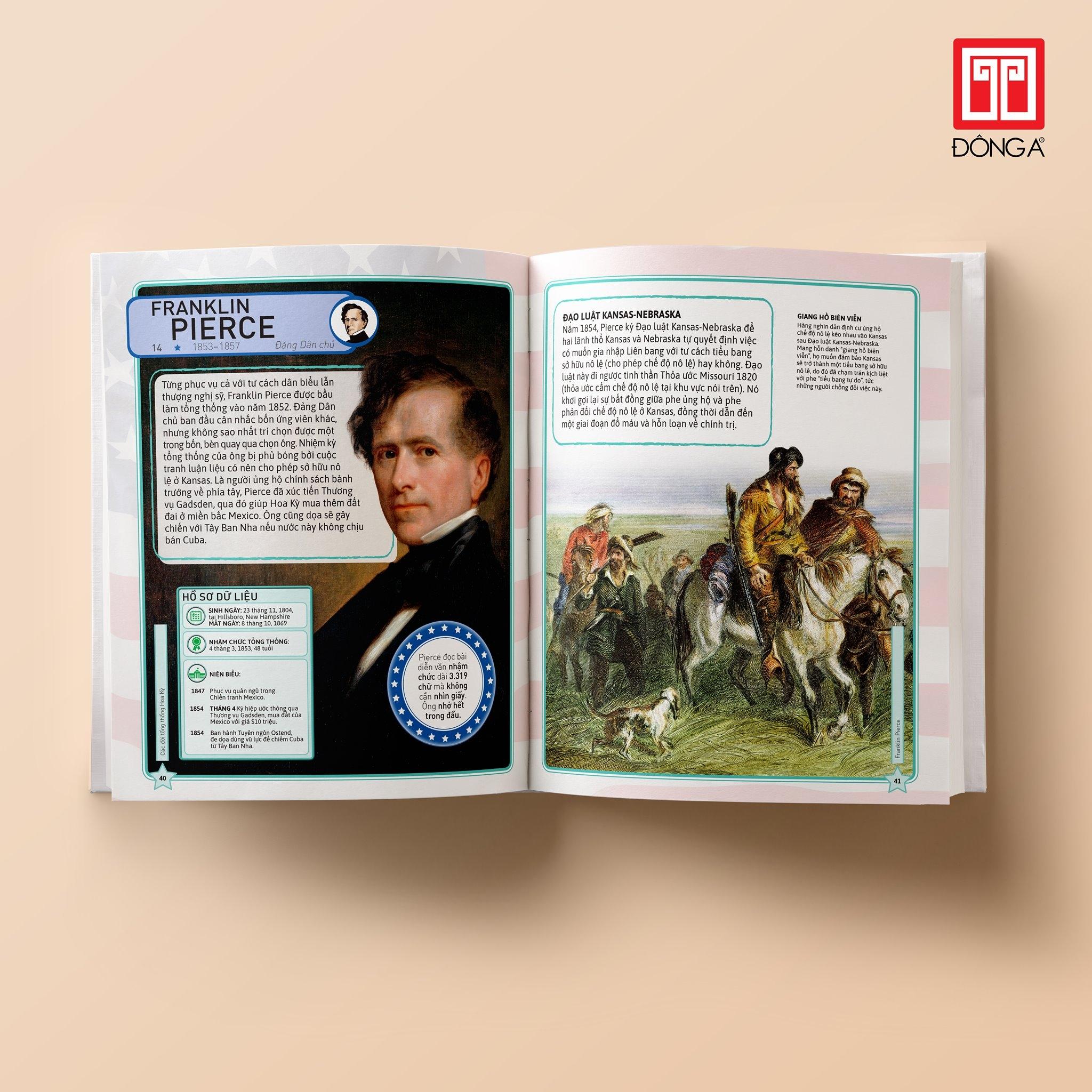 Sách Các Đời Tổng Thống Hoa Kỳ (Bìa Cứng)