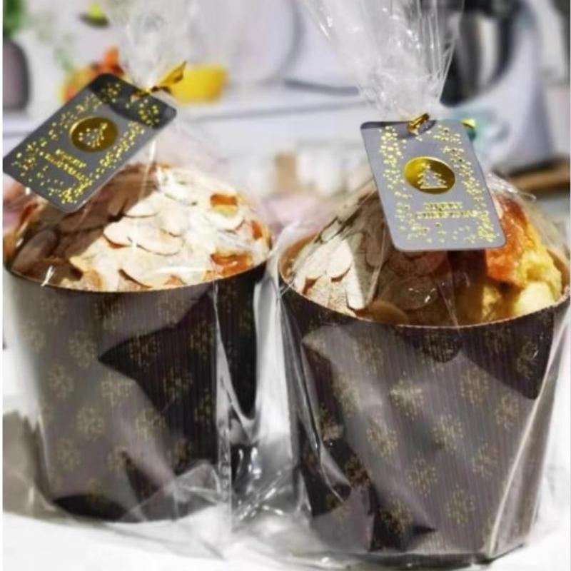 Bộ 10 khuôn Cúp Giấy PANETTONE 5 INCH Đáy 13 CM - CBPANETTONE5IN