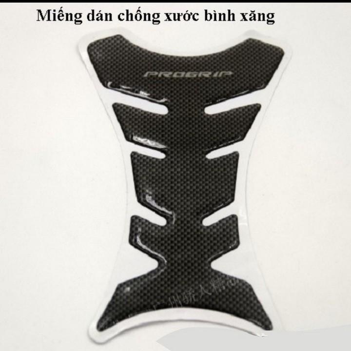 Miếng dán hình xương cá bình xăng xe moto