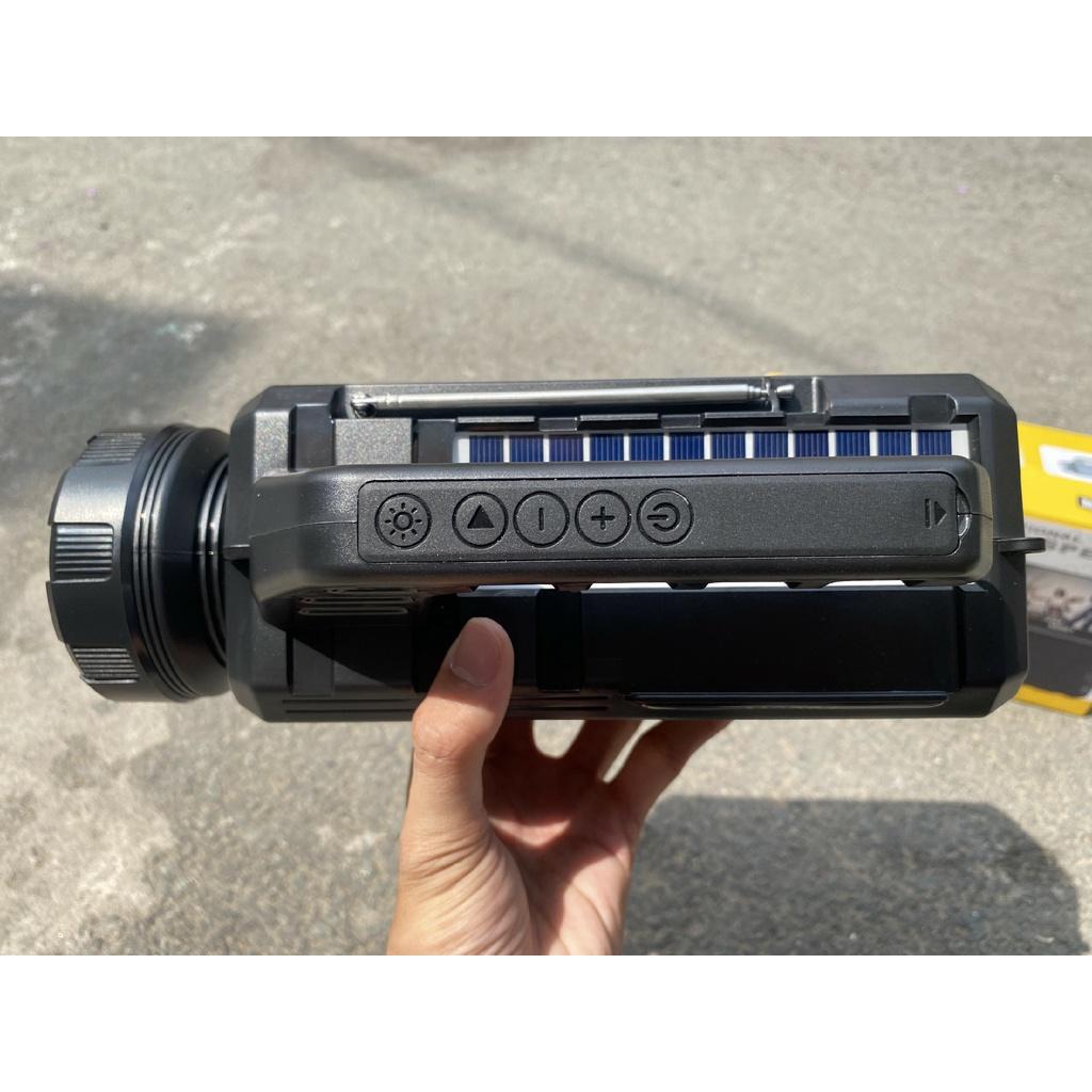 Loa Bluetooth M2021 nghe nhạc kết hợp đèn pin siêu sáng - Thiết kế hiện đại, bass trầm ấm - Đầy đủ kết nối Bluetooth