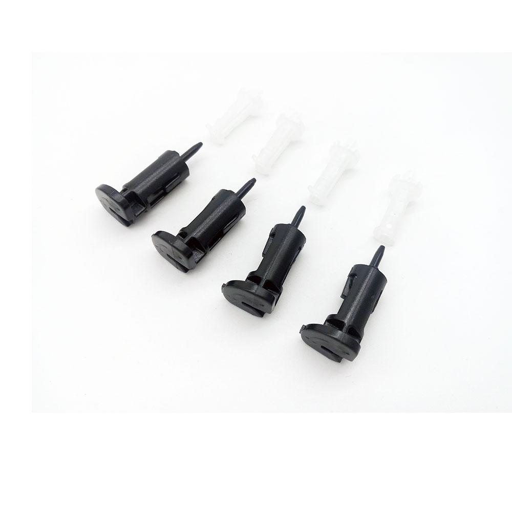 4PCS/Lô LGA 775/1156 CPU Fastener Nhựa đẩy Buckle PC làm mát bộ làm mát làm mát cho trong Tel Mount Pin Fan Foot miễn phí vận chuyển