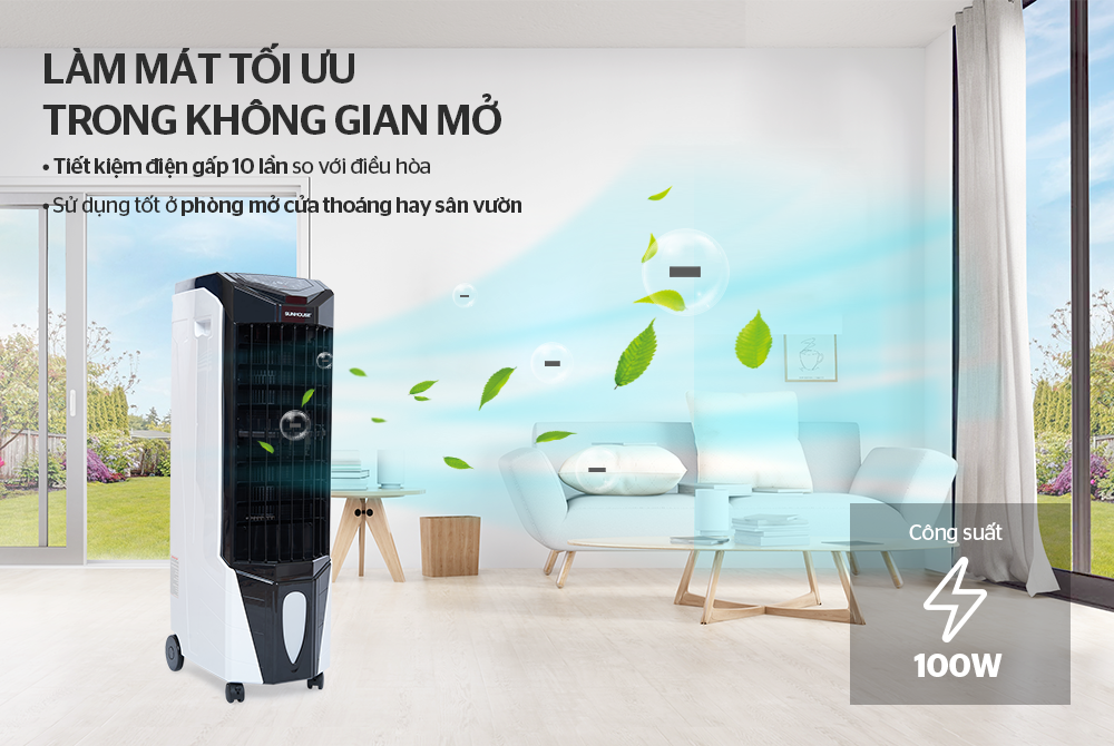 Quạt Điều Hòa Sunhouse SHD 7719 (100W) - Hàng chính hãng