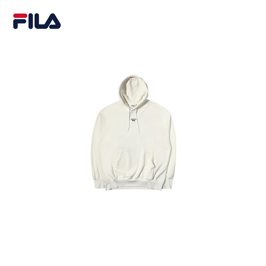 Áo hoodie tay dài có nón unisex Fila Logo Layered - New Beginning Collection - FS2POD1111X