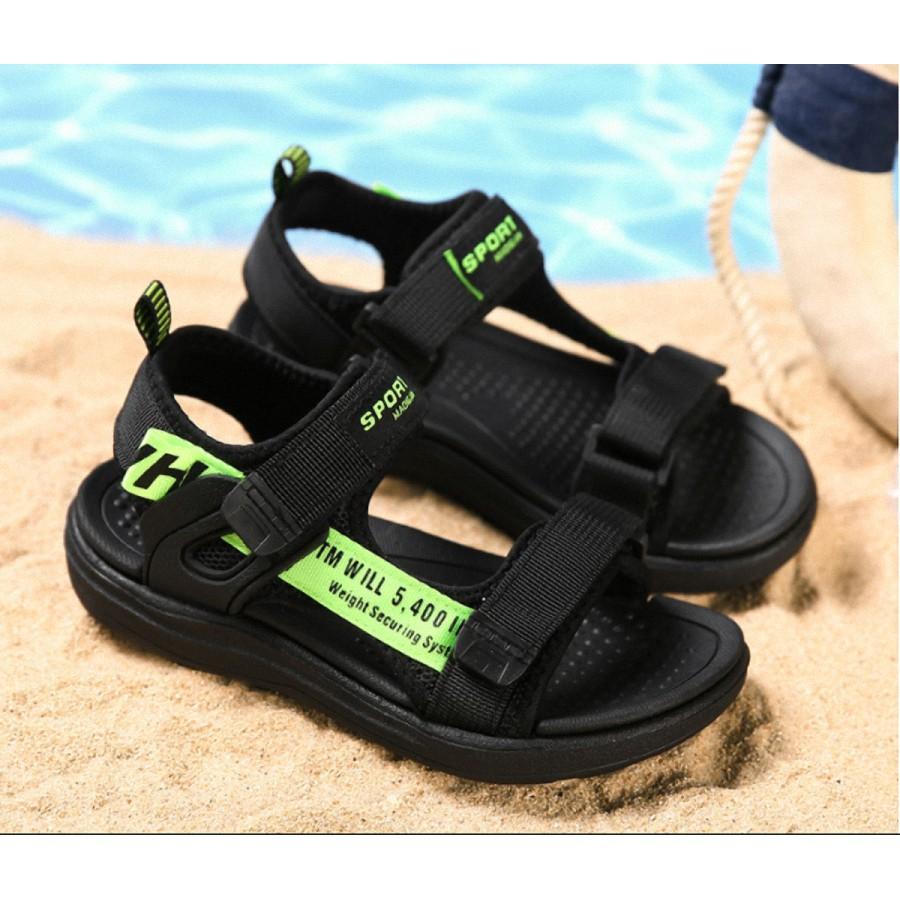 Sandal thơm bé trai size 28 - 39 đi học siêu nhẹ phong cách thể thao QN97