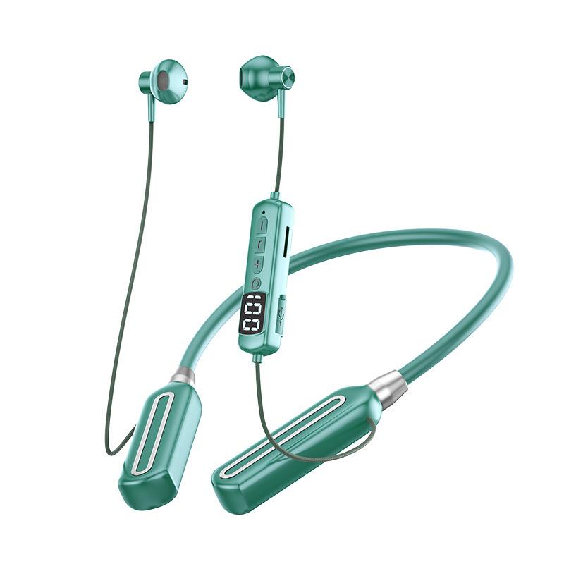 Giao hàng nhanh Tuolanzhe TL190 Tai nghe bluetooth đeo cổ treo cổ thể thao không dây pin dự phòng siêu dài giảm tiếng ồn mới