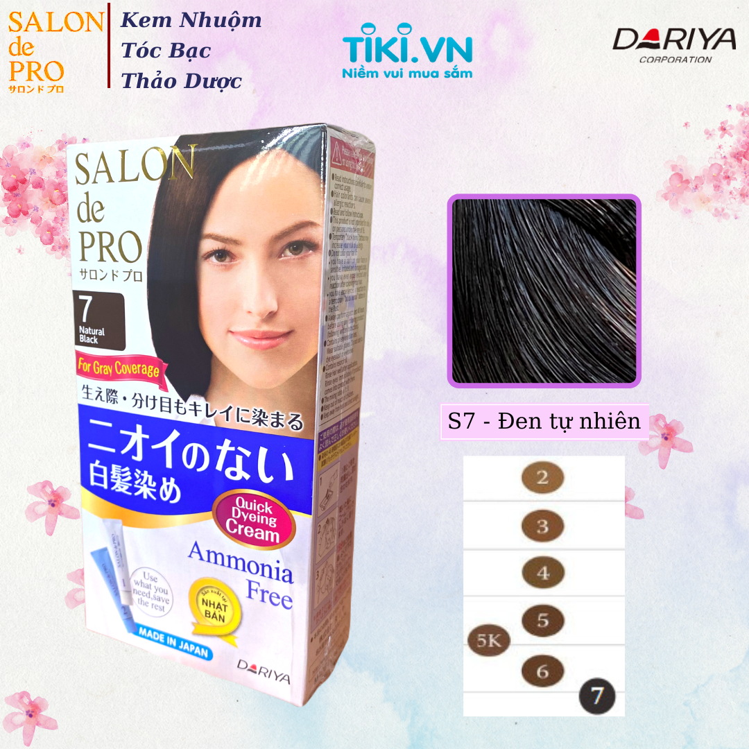 Kem nhuộm tóc Salon de Pro 7