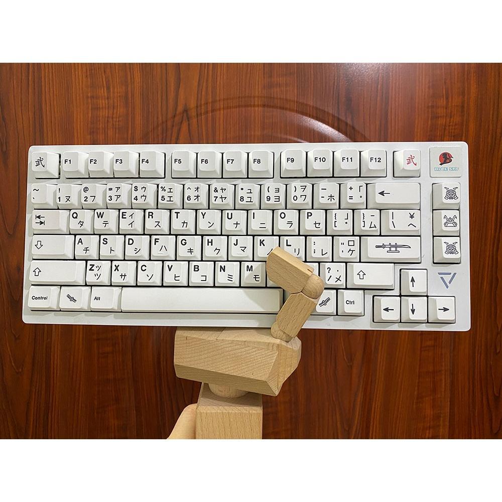 In stock /cherry profile Keycaps /Dye sublimation/ cool kids/Honor/minimalist white/pbt fabric for mechanical keyboard