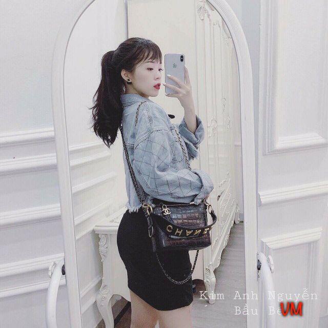 Áo bò dáng croptop - Áo khoác bò