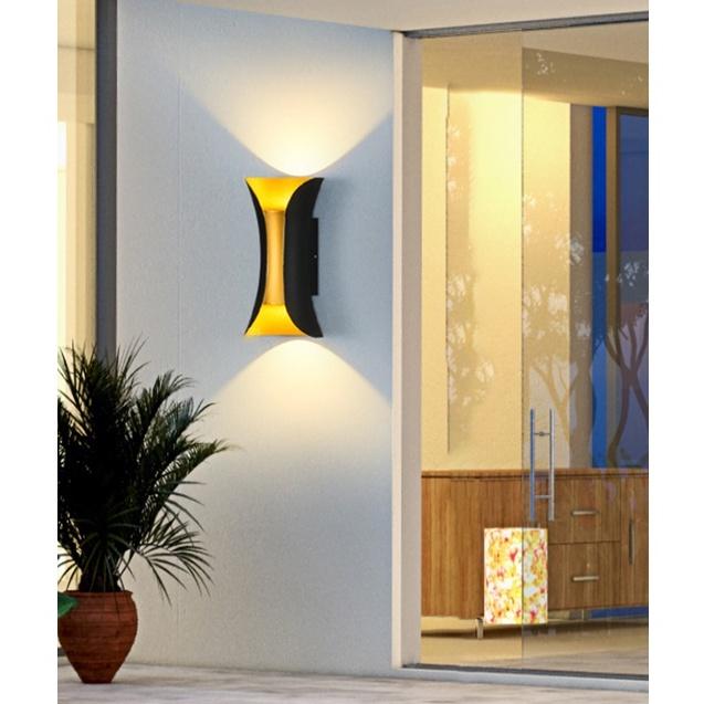 Đèn Led hắt 2 đầu gắn tường ngoài nhà, đèn phòng khách