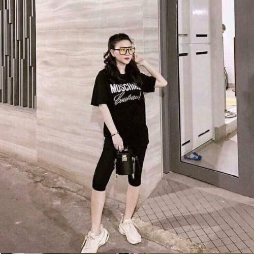 Quần legging lửng nâng mông legging ngố cạp cao siêu co giãn bigsize ( H.M