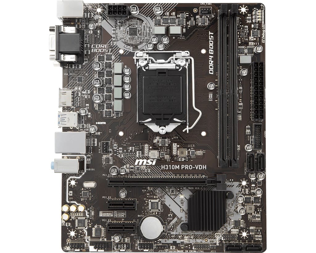 Mainboard MSI H310M PRO-VDH - Hàng chính hãng DigiWorld phân phối