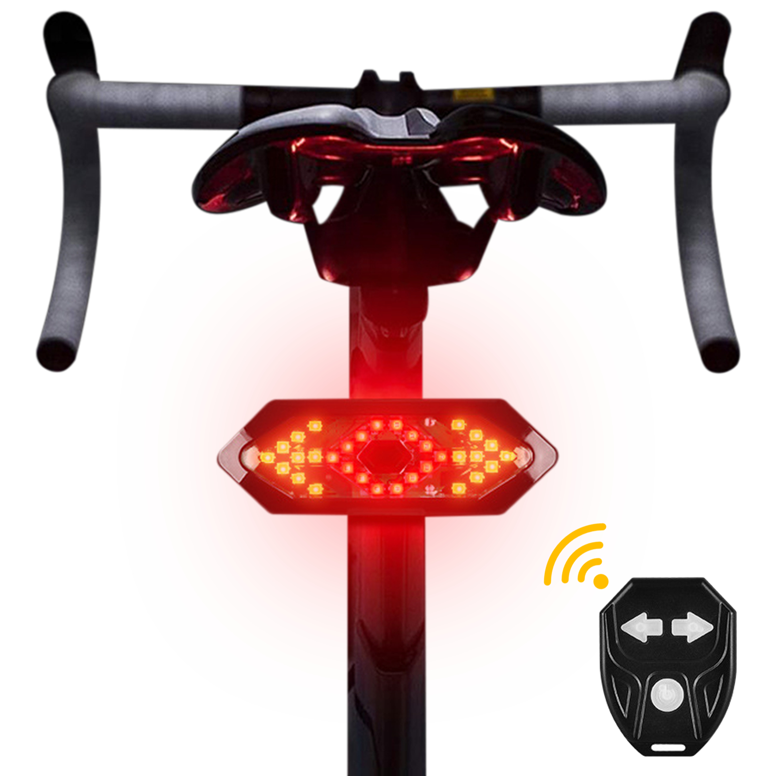 Đèn LED Cảnh Báo Sau Xe Đạp Có Thể Sạc Lại
