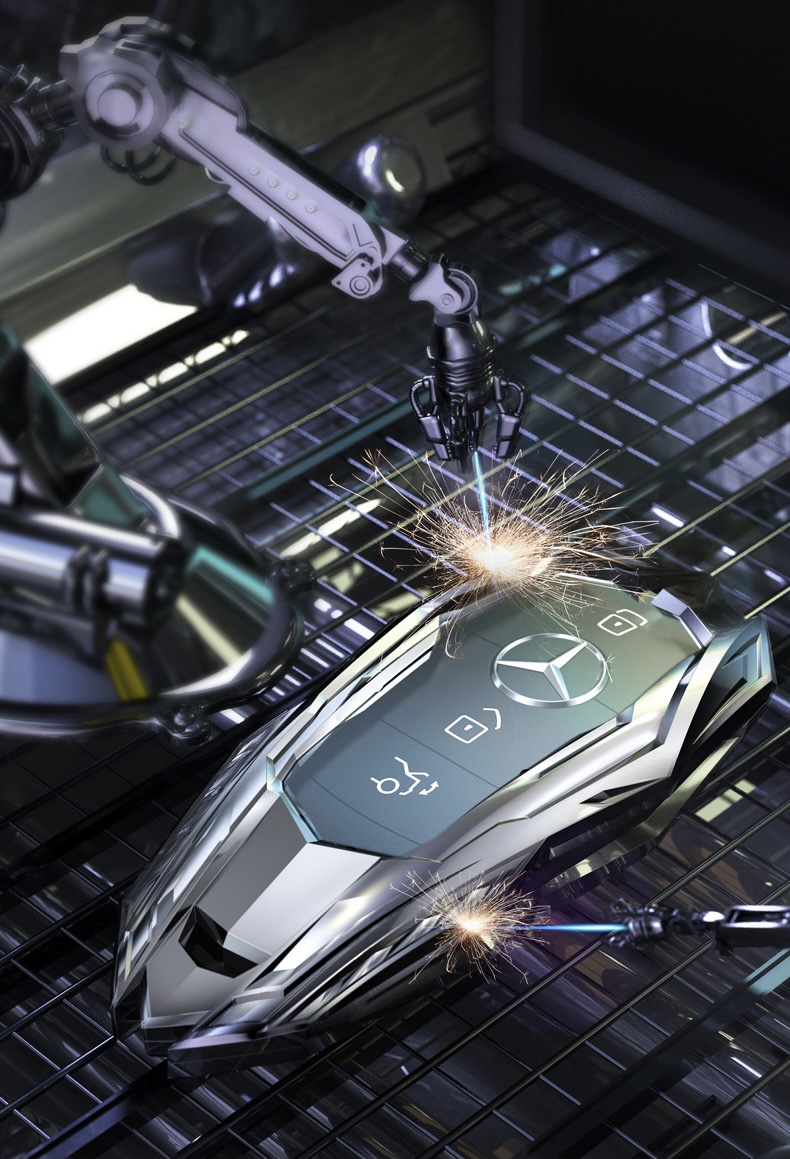 MÓC ỐP KHOÁ MERCEDES cao cấp!