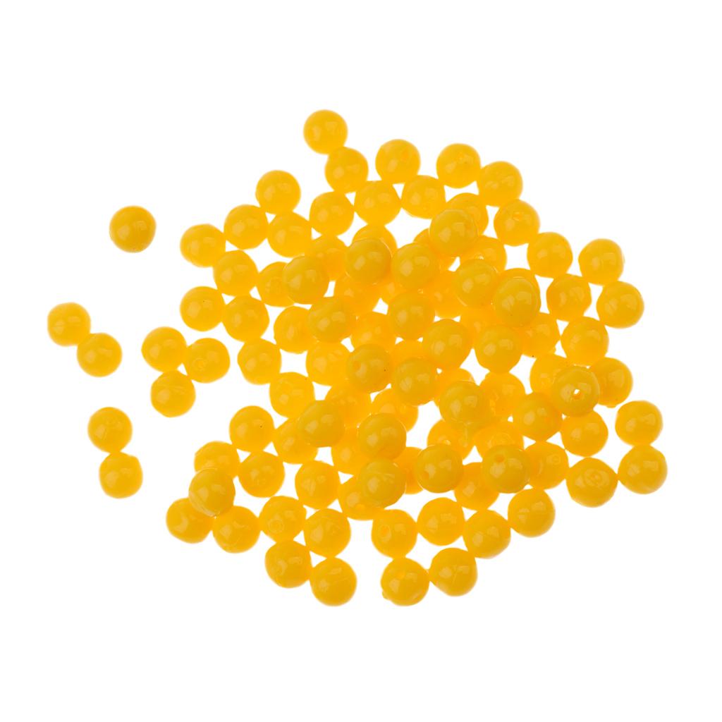 100Pcs Smell Pop ups Carp Fishing Baits Boilies Floating Ball Beads 8mm