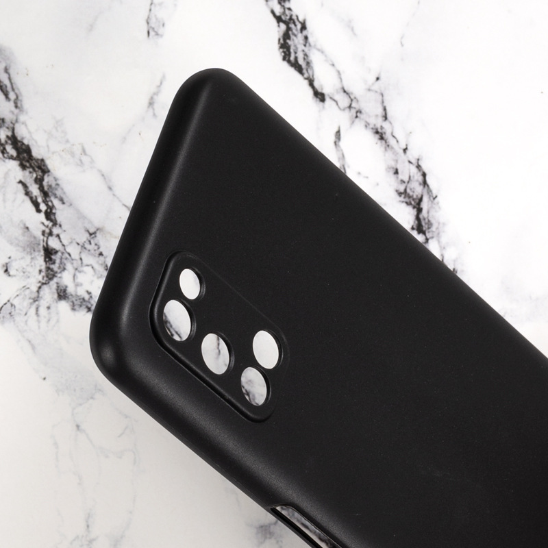 Ốp lưng cho OPPO A52 chất liệu silicon dẻo màu đen chống sốc