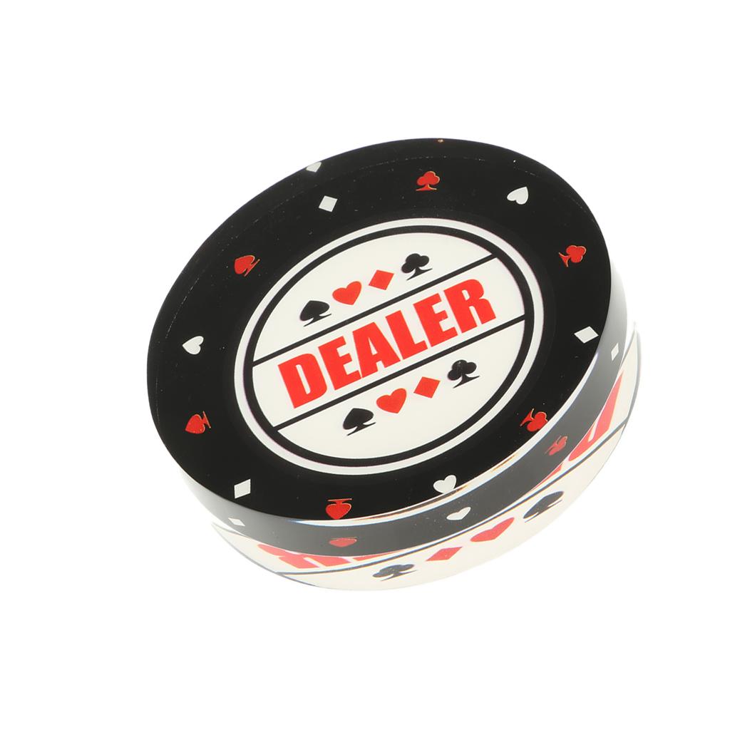 Tooyful Texas Hold'em Đại Lý Nút Sòng Bạc Cao Cấp 3 Inch Đường Kính