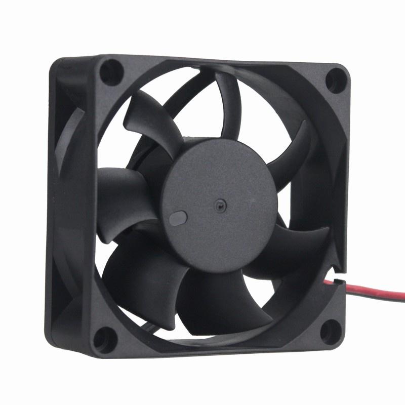 Gdstime 1 Pcs 1Pin 70mm x 11mm PC Case Cooling Fan 11V Computer Case Cooler 70x70x11mm DC Brushless Cooling Fan 7cm 7011s