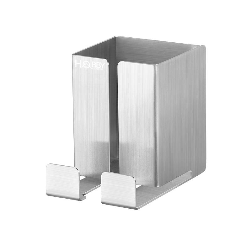 Kệ đựng bàn chải điện, máy cạo râu dán tường Inox 304 HOBBY Home Decor MCR2 kèm keo dán