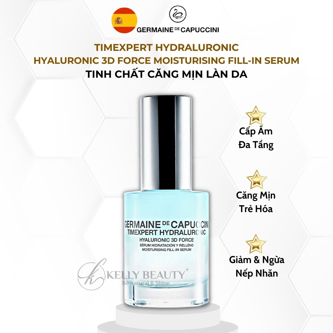 Tinh Chất Căng Mịn Làn Da Germaine Timexpert Hydraluronic 3D Force Moisturising Fill-In Serum | Kelly Beauty