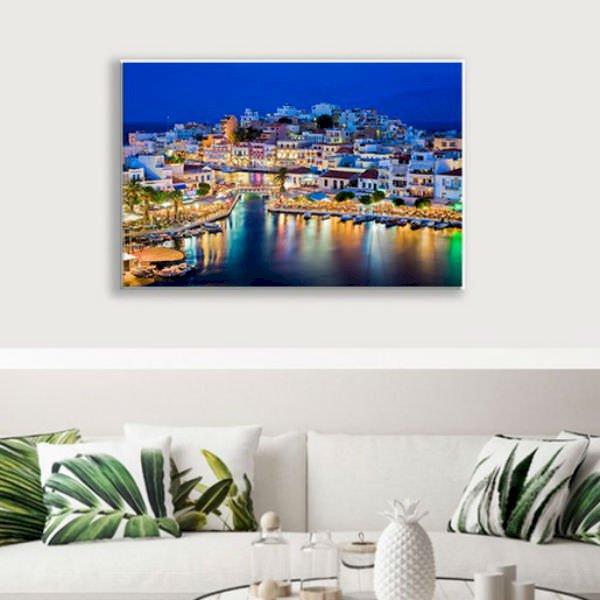 Tranh Trang Trí Phòng Khách "Thành Phố Về Đêm" - W246