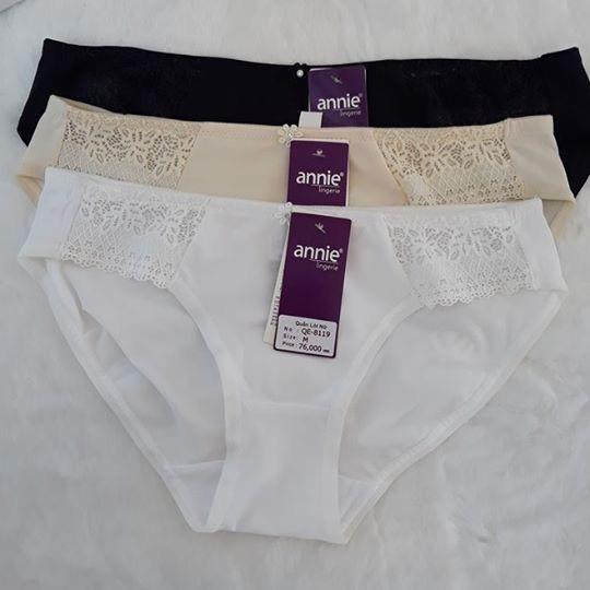Quần lót phối ren hông điệu đà annie QE 8119 được thiết kế với kiểu dáng thời trang, cuốn hút, form ôm vừa vặn kết hợp c