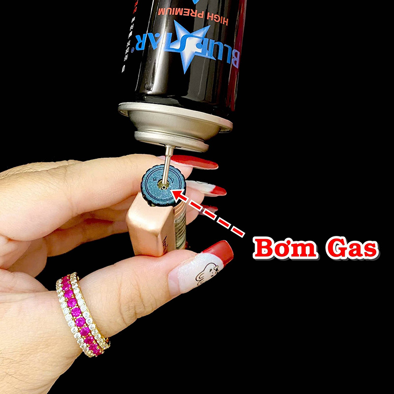 Bật Lửa Khè Gas Đá Lộ Thiên Aomai Am7108 – Xài Gas (giao màu ngẫu nhiên)