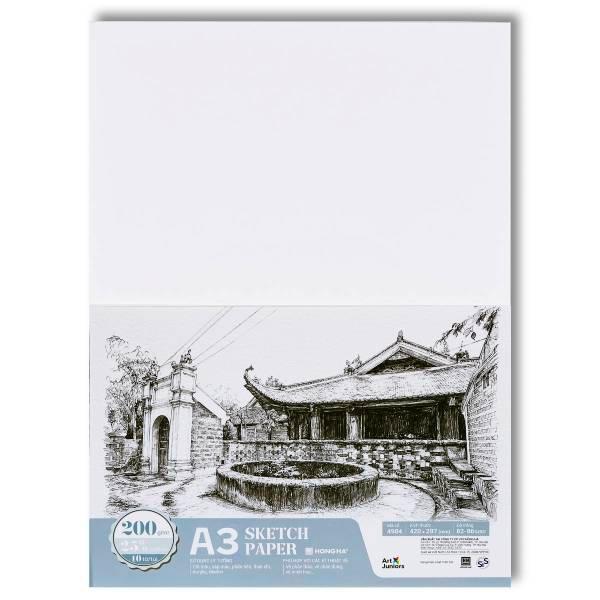 Giấy Vẽ Art Studio A3 - 200gsm - Hồng Hà 4984 (10 Tờ)