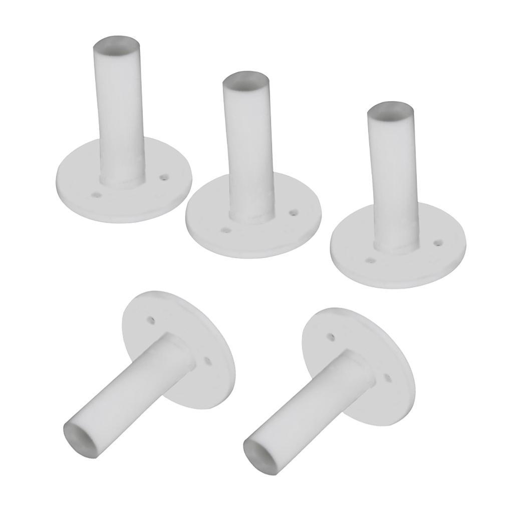 Count 10 Golf Rubber Tee Tees Holder Practice Tool White for Indoor Training