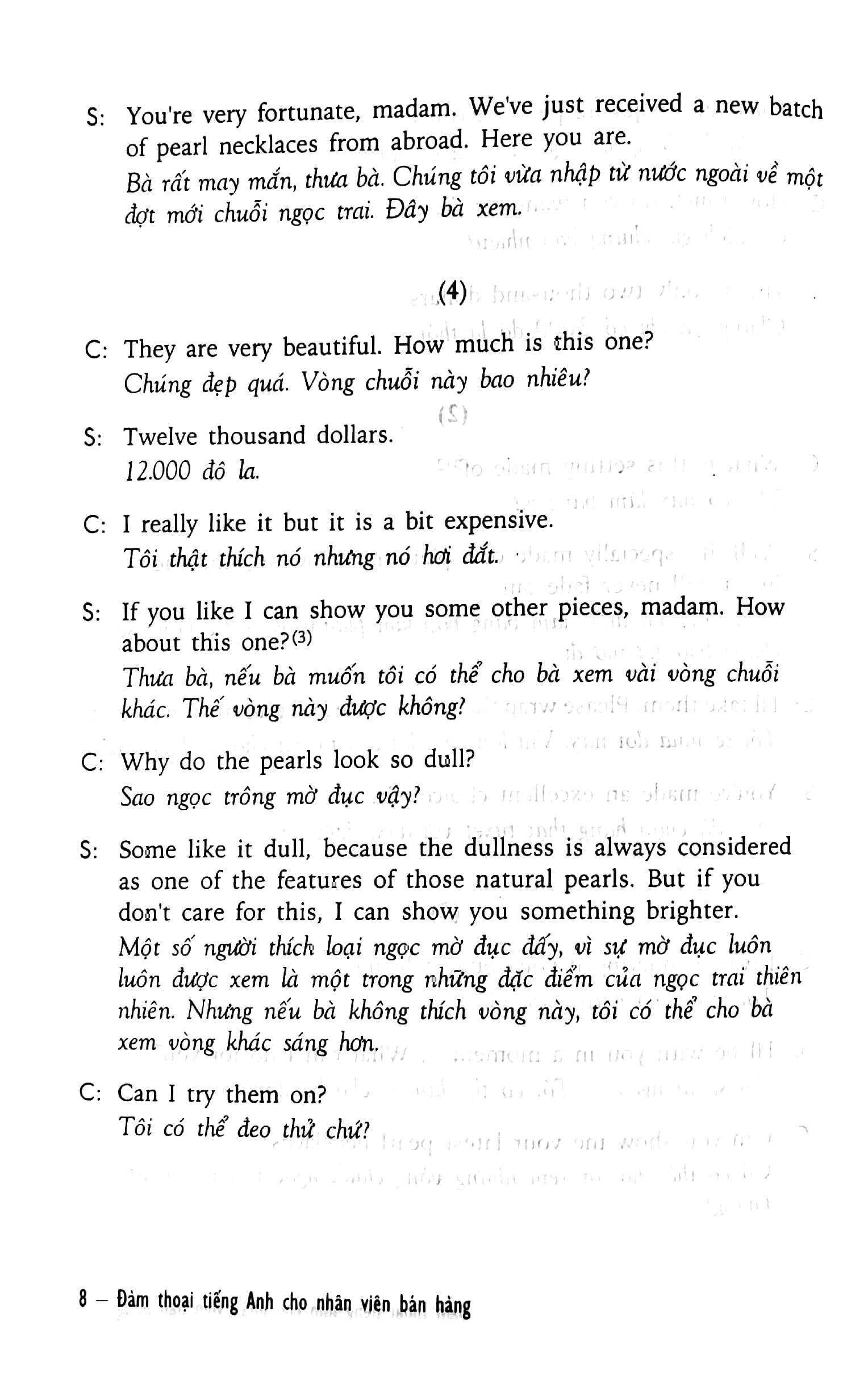 Sách Đàm Thoại Tiếng Anh Cho Nhân Viên Bán Hàng - Kèm CD