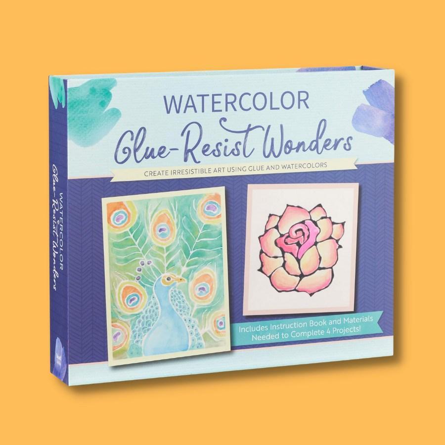 Watercolor Glue-Resist Wonders