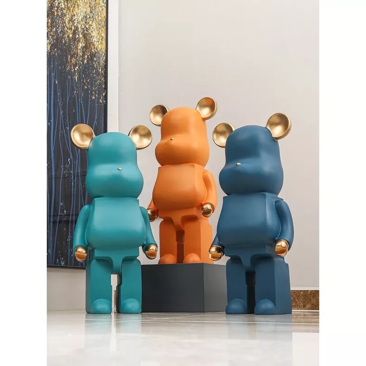 Ống Tiết Kiệm Mô Hình Bearbrick Colorfull Trang Trí