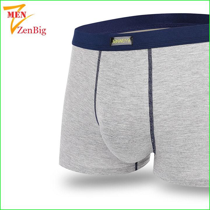 Quần lót nam Big size DÁNG SỊP ĐÙI cotton co giãn 4 chiều 80-130kg